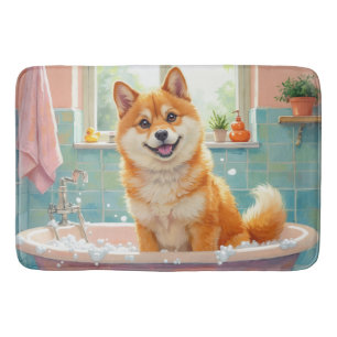 Shiba Inu Badzeit Süße Badezimmer Dekoration Badematte