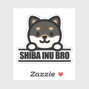 SHIBA INU BRO - Cooles Shiba Inu Bruder Design Aufkleber