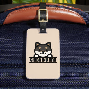 SHIBA INU BRO - Cooles Shiba Inu Bruder Design Gepäckanhänger