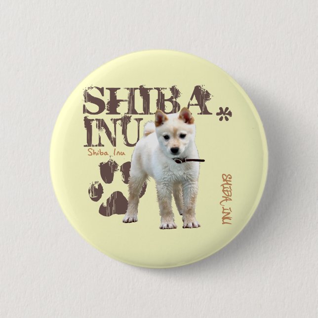 Shiba Inu Button (Vorderseite)