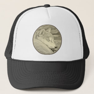 Shiba Inu Caps Hats gibt japanischen Guard Dog Ges Truckerkappe