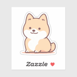 Shiba Inu Chien Sticker Kawaii
