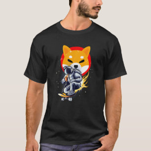 Shiba Inu Coin Shib Token zum Mond T-Shirt