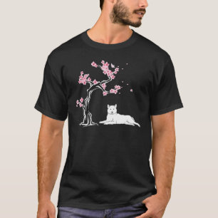 Shiba Inu Dog Japanischer Cherry Blossom Sakura Fl T-Shirt