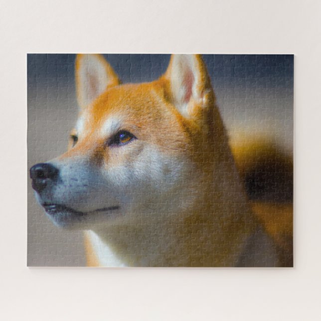 Shiba Inu Dog Jigsaws. (Horizontal)