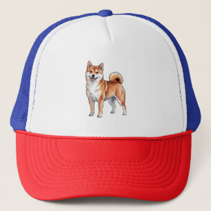 Shiba Inu Dog - Niedlich und glücklich Truckerkappe