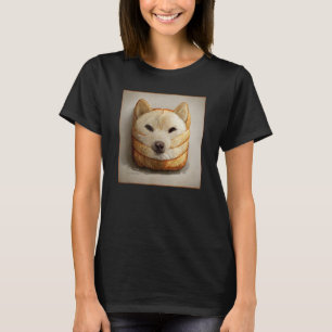 Shiba Inu Doge Meme Laib Brot Akita Inu Hokkai T-Shirt