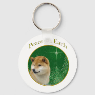 Shiba Inu Frieden Schlüsselanhänger