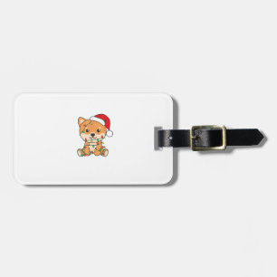 Shiba Inu Frohe Weihnachtshunde Weihnachten Gepäckanhänger