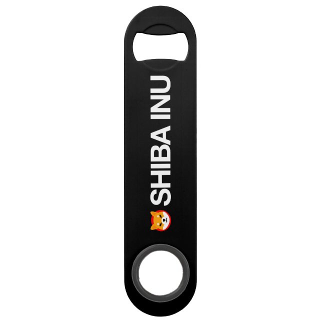 Shiba Inu Full Logo Flasche Opener Bar Key (Vorderseite)