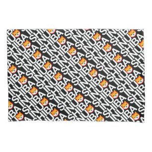 Shiba Inu Full Logo Pillow Case Kissenbezug