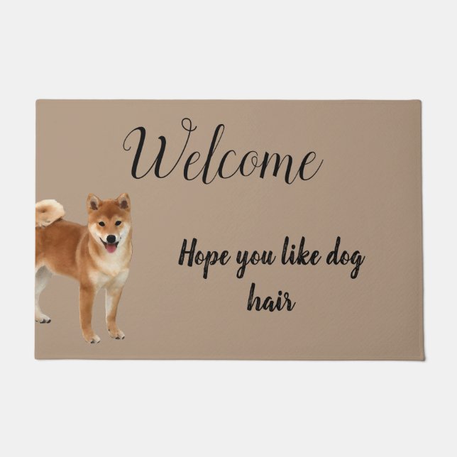 Shiba Inu Fußmatte (Vorderseite)