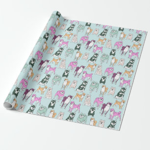 Shiba Inu Geschenkpapier