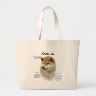 Shiba Inu Geschichtsentwurf Jumbo Stoffbeutel