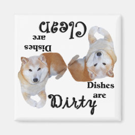 Shiba Inu Geschirrspüler Magnet
