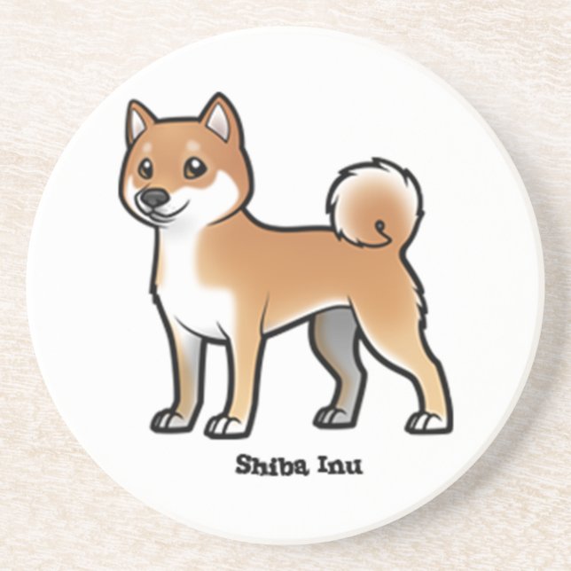 Shiba inu getränkeuntersetzer (Vorne)