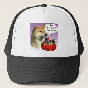 Shiba Inu Halloween Candy Truckerkappe