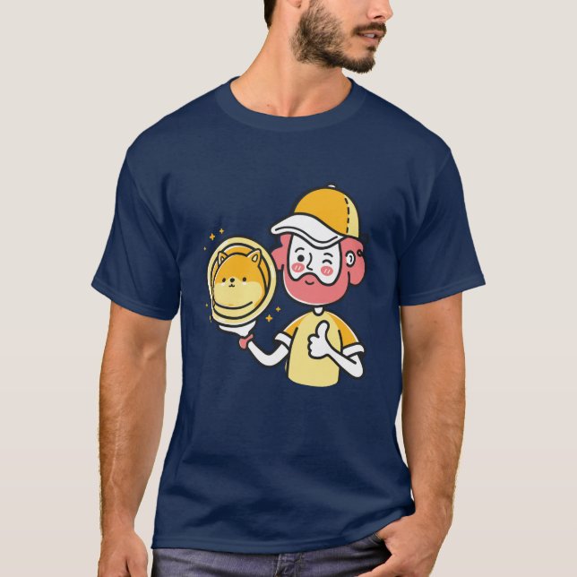 Shiba Inu Holder T-Shirt (Vorderseite)