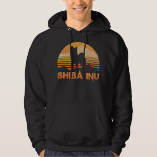 SHIBA INU Hoodie Vintag Retro Hoodie