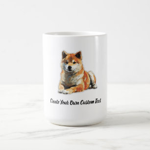 Shiba Inu Hund Erstellen Sie Ihren Eigener Text Kaffeetasse
