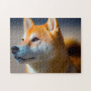 Shiba Inu Hund Puzzles.