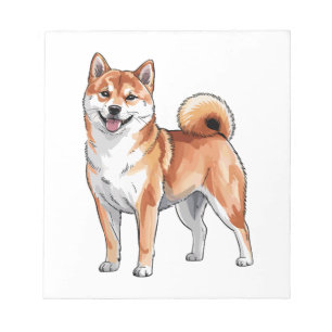 Shiba Inu Hund - Süß und Glücklich Notizblock