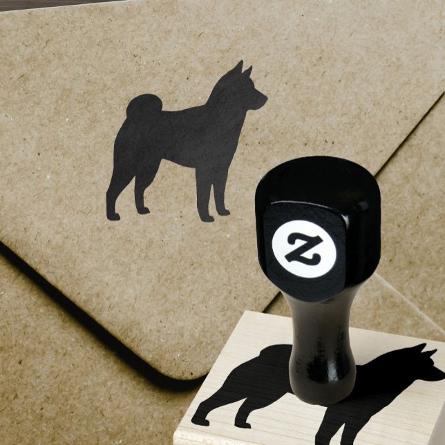 Shiba Inu Hunde Silhouette Gummistempel (Von Creator hochgeladen)