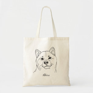 Shiba Inu individualisierbare Totttasche Tragetasche