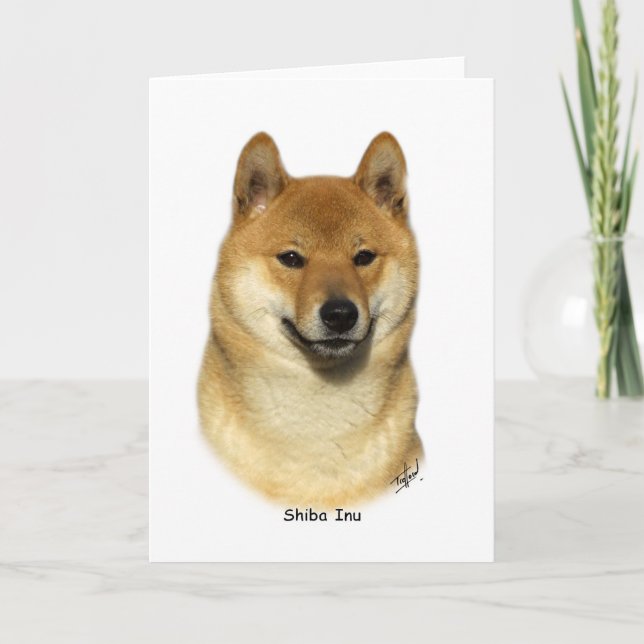 Shiba Inu Karte (Vorderseite)