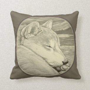 Shiba Inu Kissen-Hundeliebhaber-Kunst-Wurfs-Kissen Kissen