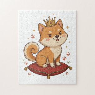 Shiba Inu König Puzzle Süßer Shiba-Hund Liebhaber-