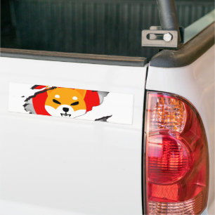 SHIBA INU Kryptowährung - SHIBA INU Crypto SHIB Autoaufkleber