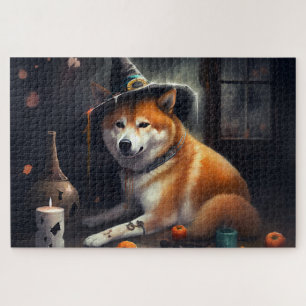Shiba Inu Kürbisse Halloween Gruselig