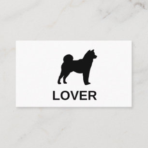 Shiba inu Liebhaber Visitenkarte