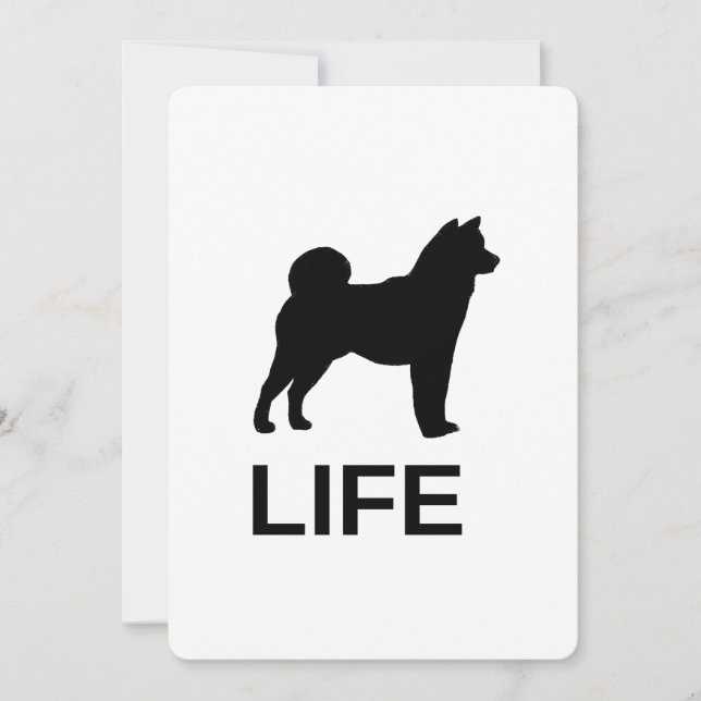 shiba inu life einladung (Vorderseite)