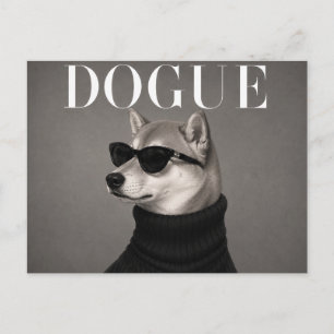 Shiba Inu Luxushund Haute Postkarte