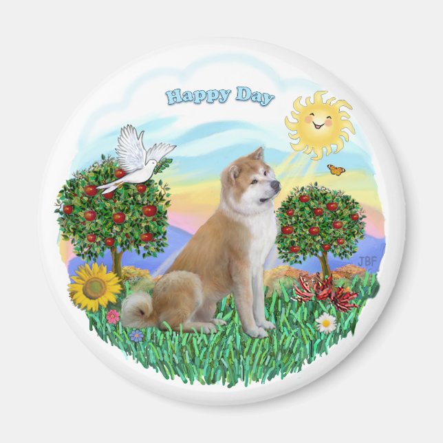 Shiba Inu Magnet (Vorne)
