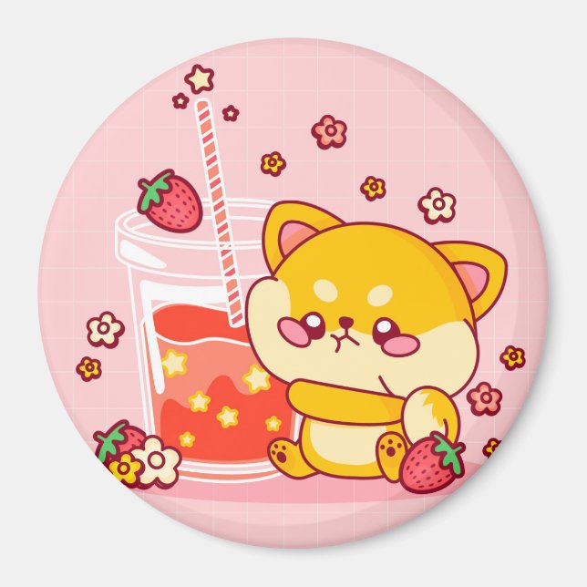 Shiba Inu Magnet (Vorne)
