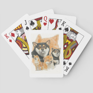 Shiba Inu Medley Spielkarten