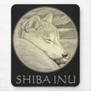 Shiba Inu Mousepad spendet antike Wolfshunde Gesch
