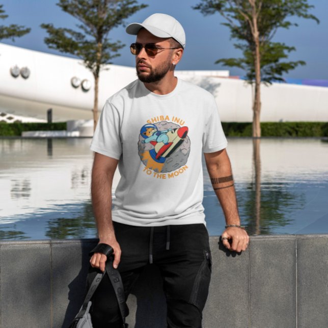 Shiba Inu-Münze zum Mond T-Shirt (Von Creator hochgeladen)
