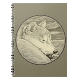 Shiba Inu Notebook Husky Art Gifts Shiba Inu Büche Notizblock