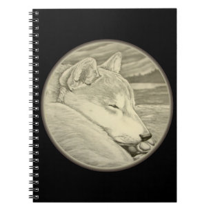 Shiba Inu Notebook Husky Art Gifts Shiba Inu Büche Notizblock