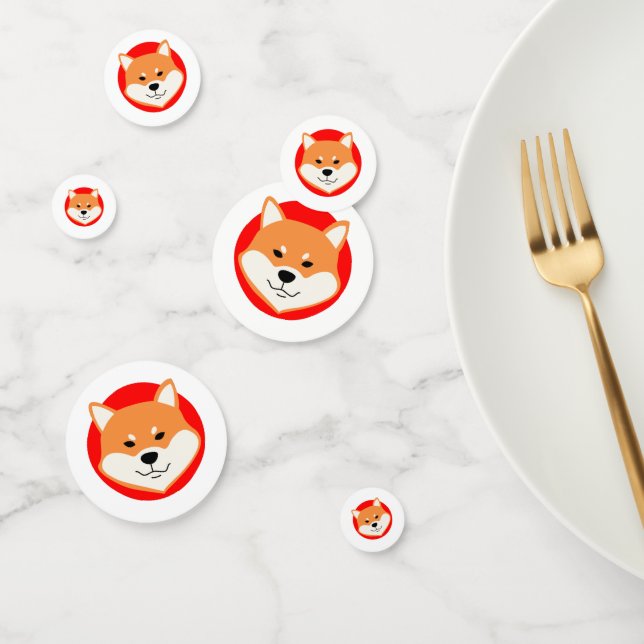 Shiba Inu Original Table Confetti Konfetti (Gruppe)