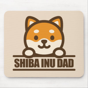 SHIBA INU PAPA - Stolz auf Shiba Inu Vater Design Mousepad