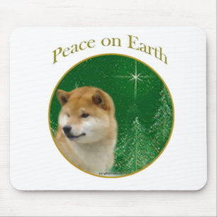 Shiba Inu Peace Mousepad