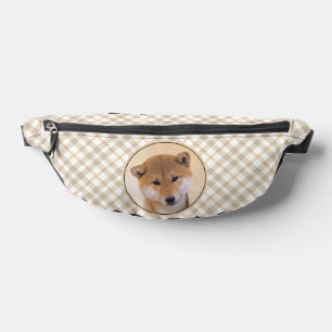 Shiba Inu Peinture Rouge mignonne Original Animal