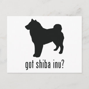 Shiba Inu Postkarte
