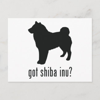 Shiba Inu Postkarte