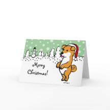 Shiba Inu Puppy Christmas